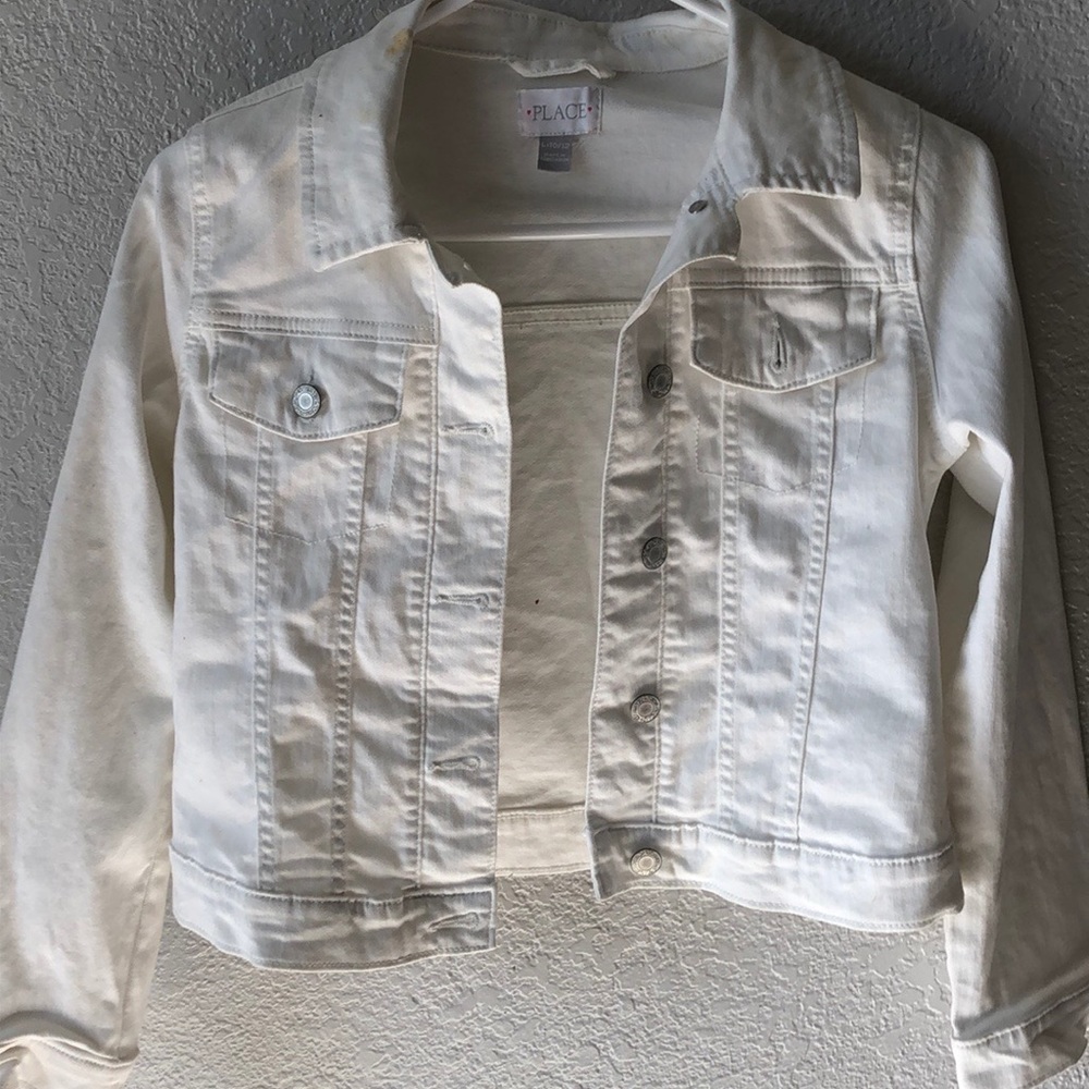 The Children’s Place White Jean Jacket